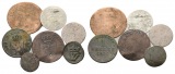 Altdeutschland; 7 Kleinmünzen, geringe Erhaltung