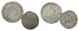 Altdeutschland; 2 Kleinmünzen 1783/1754