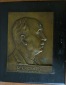 Tschechien, Bronzeplakette o.J.; Dr. E. Benes; 2,40 kg mit Hol...