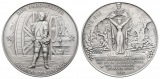 Bergbau-Medaille 1982; 1000 AG, 76,29 g, Ø 60,2 mm