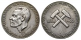 Dortmund-Bentheim, Bergbau-Medaille 1963; versilbert, 36,07 g,...