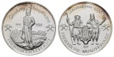Freiberg, Bergbau-Medaille 1991; 999 AG, 31,15 g, Ø 40,1 mm