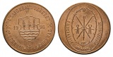 Olbernhau-Grünthal, Bergbau-Medaille 1996; Kupfer, 6,52 g, Ø...