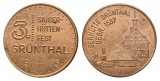 Grünthal; Bergbau-Medaille 1995; Kupfer, 6,47 g, Ø 25,3 mm