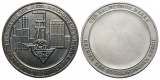 DDR, Bergbau-Medaille o.J.; versilbert, 54,35 g, Ø 50,0 mm