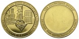 DDR, Bergbau-Medaille o.J.; vergoldet, 54,35 g, Ø 50,0 mm