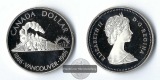 Kanada.  1 Dollar  1986  FM-Frankfurt  Feinsilber: 11,66g