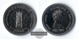 Kanada, 1 Dollar  1977  Silber Jubiläum    FM-Frankfurt    Fe...