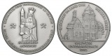 Freiberg, Bergbau-Medaille 1995; 999 AG, 24,8 g, Ø 40 mm, Ran...