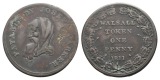 Großbritannien; Bergbau, Walsall-Token, 1 Penny 1811, Kupfer