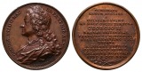 Linnartz Großbritannien George II. Bronzegussmedaille 1731 (D...