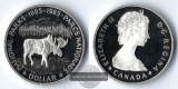 Kanada,  1 Dollar 1985 National Parks   FM-Frankfurt  Feinsilb...