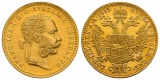 3,44 g Feingold. Franz Joseph I. (1848 - 1916)