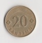 20 Santimu Lettland   1992   (M475)