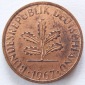 BRD 1 Pfennig 1967 J vz-unc
