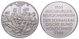 Linnartz Reformation Silbermed. Augsburger Religionsfrieden, 3...