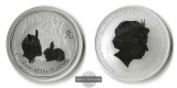 Australien 1 Dollar Year of the Rabbit 2011 FM-Frankfurt Feins...