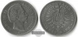 Bayern, Kaiserreich  5 Mark  1874 D  Ludwig II   FM-Frankfurt ...