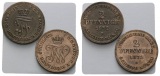 Mecklenburg; 2 Kleinmünzen 1872