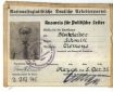 I Weltkrieg  Militaria Mitgliedsausweiß NSDAP selten  Goldank...