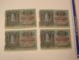 P1  4 x 20 Kronen Scheine Österreich Ungarn 1913 bankfrisch, ...