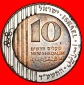 * BIMETALLISCH 1995-2017:PALÄSTINA israel★10 NEUE SCHEKEL 5...