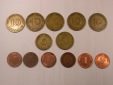 F18  BRD Posten 12 Münzen, viele 1949  anschauen  Originalbilder