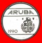 * NIEDERLANDE (1986-2019): ARUBA ★ 10 CENTS 1990 VZGL STEMPE...