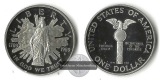 USA,  1 Dollar   1989 S    Congress Bicentennial    FM-Frankfu...