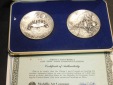 THE TWIN VIKING MEDALS 1976.GRADE-PLEASE SEE PHOTOS.