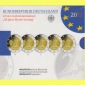 Offiz. 5x 2 Euro-Sondermünze A-J BRD *50 Jahre Elysee-Vertrag...