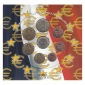 Offiz. Euo-KMS Frankreich 2004 4 Münzen nur in den offiz. Fol...