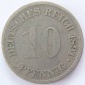 Deutsches Reich 10 Pfennig 1891 E K-N s+