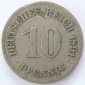 Deutsches Reich 10 Pfennig 1891 E K-N s+