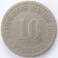 Deutsches Reich 10 Pfennig 1892 D K-N s
