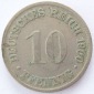 Deutsches Reich 10 Pfennig 1900 D K-N s