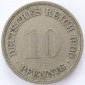 Deutsches Reich 10 Pfennig 1900 F K-N s-ss