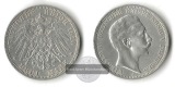 Preussen, Kaiserreich  3 Mark  1910 A  Wilhelm II. 1888-1918  ...