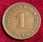 1437(6) 1 Pfennig (Kaiserreich) 1911/A in ss ....................