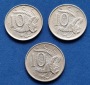 ML0073) 3 x 10 Cents (Australien) 1981 + 1989 + 1992 (ss/vz/vz...