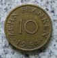 Saarland 10 Franken 1954