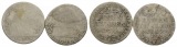 Altdeutschland; 2 Kleinmünzen 1764/1814