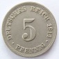 Deutsches Reich 5 Pfennig 1914 D K-N ss+