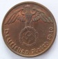       Deutsches Reich 2 Reichspfennig 1940 E Kupfer vz-unc