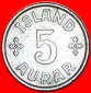 * DÄNEMARK: ISLAND ★ 5 OERE 1926 UNGEWÖHNLICH! ★OHNE VOR...