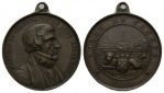 Henry Brougham; tragbare Medaille 1879, Bronze, 9,72 g, Ø 29 mm
