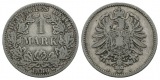 Deutsches Reich, 1 Mark 1880, 1 Stück, Prägestätte A
