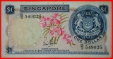 * GROSSBRITANNIEN: SINGAPUR★ 1 DOLLAR (1967)! KNACKIG★ORCH...