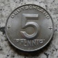 DDR 5 Pfennig 1953 A, Erhaltung, Verprägung