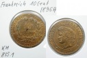 Frankreich 10 Centimes 1895 A